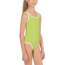 Load image into Gallery viewer, Kids Girls' Swimsuit - Key Lime - Green Cross Clothing,  - Apparel, Clothing, T-shirts, Accessories, Wristbands, Green Cross Clothing - GreenCrossClothing.co, Green Cross Clothing - GreenCrossClothing.co