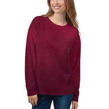 Load image into Gallery viewer, Women&#39;s Sweatshirt - Black Cherry - Green Cross Clothing,  - Apparel, Clothing, T-shirts, Accessories, Wristbands, Green Cross Clothing - GreenCrossClothing.co, Green Cross Clothing - GreenCrossClothing.co