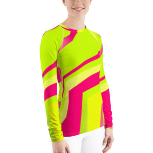 Women's Sun & Rash Guard - Neon - Green Cross Clothing,  - Apparel, Clothing, T-shirts, Accessories, Wristbands, Green Cross Clothing - GreenCrossClothing.co, Green Cross Clothing - GreenCrossClothing.co