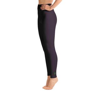 Yoga Leggings - Black Cherry II - Green Cross Clothing,  - Apparel, Clothing, T-shirts, Accessories, Wristbands, Green Cross Clothing - GreenCrossClothing.co, Green Cross Clothing - GreenCrossClothing.co