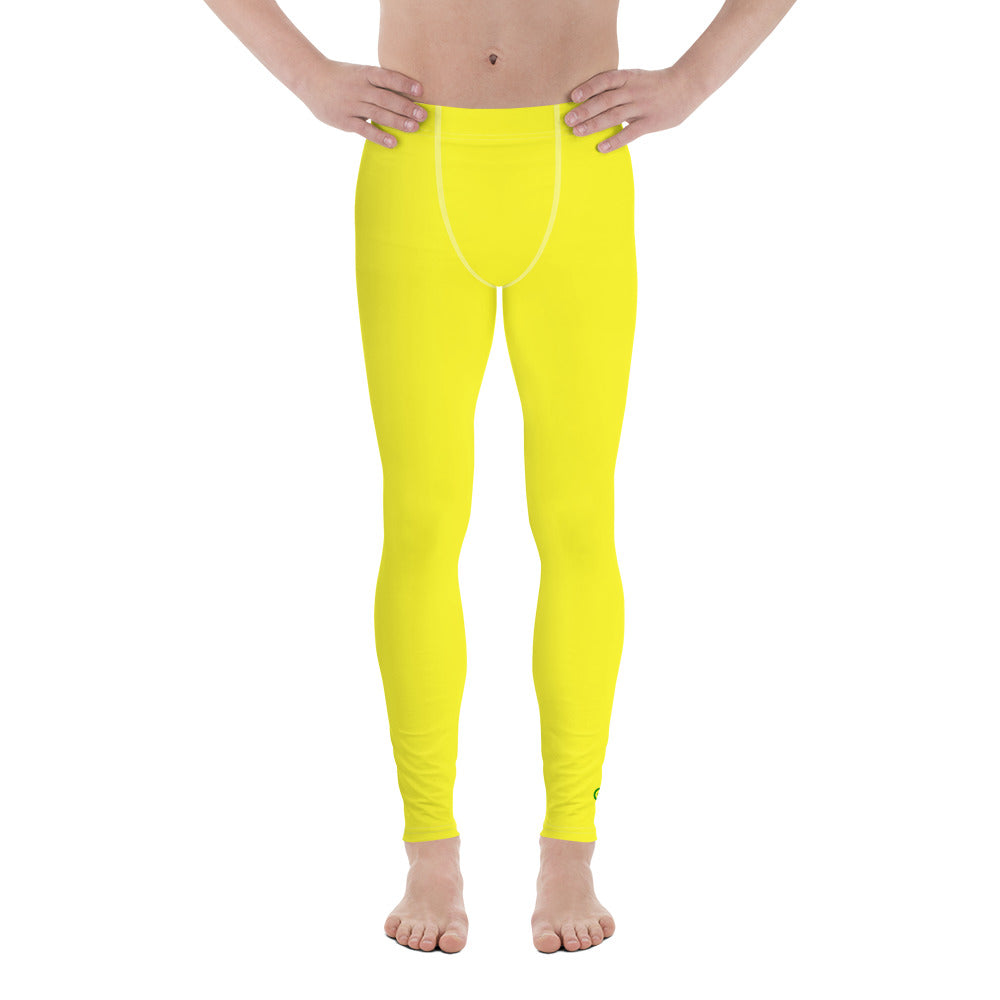 Men's Leggings - Meyer Lemon - Green Cross Clothing,  - Apparel, Clothing, T-shirts, Accessories, Wristbands, Green Cross Clothing - GreenCrossClothing.co, Green Cross Clothing - GreenCrossClothing.co