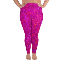 Load image into Gallery viewer, Plus Size Leggings - Pizazz - Green Cross Clothing,  - Apparel, Clothing, T-shirts, Accessories, Wristbands, Green Cross Clothing - GreenCrossClothing.co, Green Cross Clothing - GreenCrossClothing.co