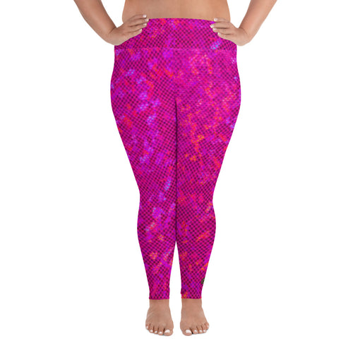 Plus Size Leggings - Pizazz - Green Cross Clothing,  - Apparel, Clothing, T-shirts, Accessories, Wristbands, Green Cross Clothing - GreenCrossClothing.co, Green Cross Clothing - GreenCrossClothing.co