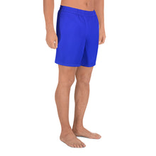 Load image into Gallery viewer, Men&#39;s Athletic Shorts - Earth Blue - Green Cross Clothing,  - Apparel, Clothing, T-shirts, Accessories, Wristbands, Green Cross Clothing - GreenCrossClothing.co, Green Cross Clothing - GreenCrossClothing.co