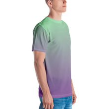 Load image into Gallery viewer, Men&#39;s T-shirt - Lilac &amp; Mint - Green Cross Clothing,  - Apparel, Clothing, T-shirts, Accessories, Wristbands, Green Cross Clothing - GreenCrossClothing.co, Green Cross Clothing - GreenCrossClothing.co