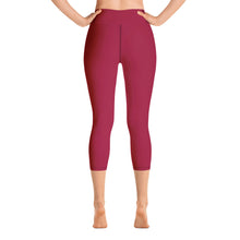 Load image into Gallery viewer, Yoga Capri Leggings - Dragon Fruit II - Green Cross Clothing,  - Apparel, Clothing, T-shirts, Accessories, Wristbands, Green Cross Clothing - GreenCrossClothing.co, Green Cross Clothing - GreenCrossClothing.co