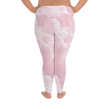 Load image into Gallery viewer, Plus Size Leggings - Pink Clouds - Green Cross Clothing,  - Apparel, Clothing, T-shirts, Accessories, Wristbands, Green Cross Clothing - GreenCrossClothing.co, Green Cross Clothing - GreenCrossClothing.co