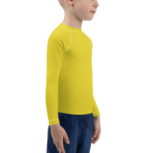 Load image into Gallery viewer, Kids Boys&#39; Sun &amp; Rash Guard - Meyer Lemon II - Green Cross Clothing,  - Apparel, Clothing, T-shirts, Accessories, Wristbands, Green Cross Clothing - GreenCrossClothing.co, Green Cross Clothing - GreenCrossClothing.co