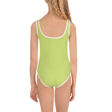 Load image into Gallery viewer, Kids Girls' Swimsuit - Key Lime - Green Cross Clothing,  - Apparel, Clothing, T-shirts, Accessories, Wristbands, Green Cross Clothing - GreenCrossClothing.co, Green Cross Clothing - GreenCrossClothing.co