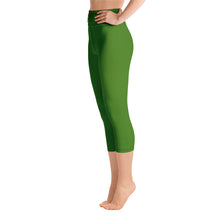 Load image into Gallery viewer, Yoga Capri Leggings - Key Lime II - Green Cross Clothing,  - Apparel, Clothing, T-shirts, Accessories, Wristbands, Green Cross Clothing - GreenCrossClothing.co, Green Cross Clothing - GreenCrossClothing.co