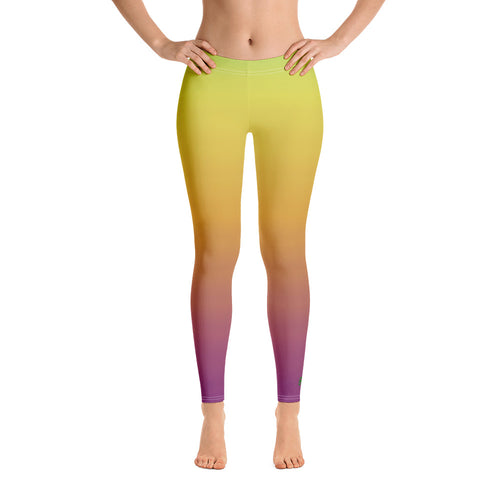 Leggings - Green, Yellow, & Purple - Green Cross Clothing,  - Apparel, Clothing, T-shirts, Accessories, Wristbands, Green Cross Clothing - GreenCrossClothing.co, Green Cross Clothing - GreenCrossClothing.co