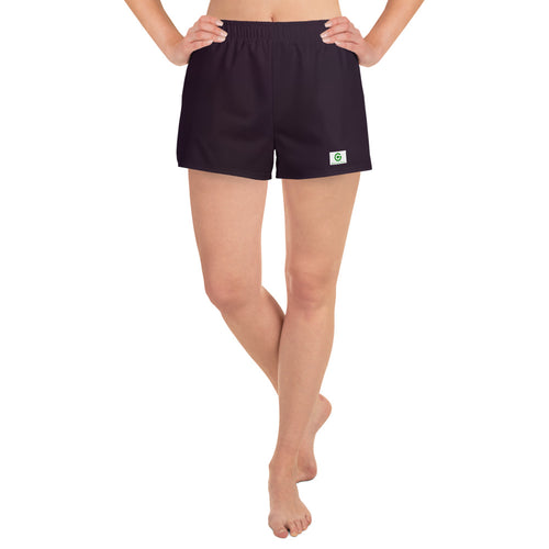 Women's Athletic Shorts - Black Cherry II - Green Cross Clothing,  - Apparel, Clothing, T-shirts, Accessories, Wristbands, Green Cross Clothing - GreenCrossClothing.co, Green Cross Clothing - GreenCrossClothing.co