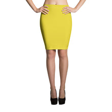 Load image into Gallery viewer, Pencil Skirt - Meyer Lemon II - Green Cross Clothing,  - Apparel, Clothing, T-shirts, Accessories, Wristbands, Green Cross Clothing - GreenCrossClothing.co, Green Cross Clothing - GreenCrossClothing.co