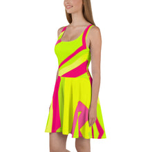 Load image into Gallery viewer, Skater Dress - Neon - Green Cross Clothing,  - Apparel, Clothing, T-shirts, Accessories, Wristbands, Green Cross Clothing - GreenCrossClothing.co, Green Cross Clothing - GreenCrossClothing.co