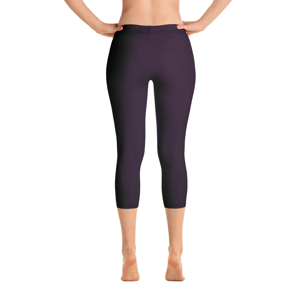 Capri Leggings - Black Cherry II - Green Cross Clothing,  - Apparel, Clothing, T-shirts, Accessories, Wristbands, Green Cross Clothing - GreenCrossClothing.co, Green Cross Clothing - GreenCrossClothing.co