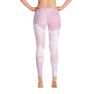 Leggings - Pink Clouds - Green Cross Clothing,  - Apparel, Clothing, T-shirts, Accessories, Wristbands, Green Cross Clothing - GreenCrossClothing.co, Green Cross Clothing - GreenCrossClothing.co