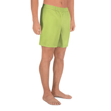 Load image into Gallery viewer, Men&#39;s Athletic Shorts - Key Lime - Green Cross Clothing,  - Apparel, Clothing, T-shirts, Accessories, Wristbands, Green Cross Clothing - GreenCrossClothing.co, Green Cross Clothing - GreenCrossClothing.co