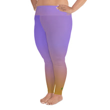 Load image into Gallery viewer, Plus Size Leggings -Sunset - Green Cross Clothing,  - Apparel, Clothing, T-shirts, Accessories, Wristbands, Green Cross Clothing - GreenCrossClothing.co, Green Cross Clothing - GreenCrossClothing.co