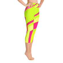 Load image into Gallery viewer, Yoga Capri Leggings - Neon - Green Cross Clothing,  - Apparel, Clothing, T-shirts, Accessories, Wristbands, Green Cross Clothing - GreenCrossClothing.co, Green Cross Clothing - GreenCrossClothing.co