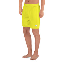 Load image into Gallery viewer, Men&#39;s Athletic Shorts - Meyer Lemon - Green Cross Clothing,  - Apparel, Clothing, T-shirts, Accessories, Wristbands, Green Cross Clothing - GreenCrossClothing.co, Green Cross Clothing - GreenCrossClothing.co