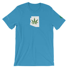Load image into Gallery viewer, THC-Shirt - Arizona - Green Cross Clothing, State T-shirt - Apparel, Clothing, T-shirts, Accessories, Wristbands, Green Cross Clothing - GreenCrossClothing.co, Green Cross Clothing - GreenCrossClothing.co