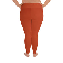 Load image into Gallery viewer, Plus Size Leggings - Blood Orange - Green Cross Clothing,  - Apparel, Clothing, T-shirts, Accessories, Wristbands, Green Cross Clothing - GreenCrossClothing.co, Green Cross Clothing - GreenCrossClothing.co