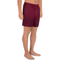 Load image into Gallery viewer, Men&#39;s Athletic Shorts - Black Cherry - Green Cross Clothing,  - Apparel, Clothing, T-shirts, Accessories, Wristbands, Green Cross Clothing - GreenCrossClothing.co, Green Cross Clothing - GreenCrossClothing.co