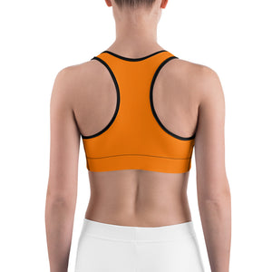 Sports Bra - Tangerine II - Green Cross Clothing,  - Apparel, Clothing, T-shirts, Accessories, Wristbands, Green Cross Clothing - GreenCrossClothing.co, Green Cross Clothing - GreenCrossClothing.co