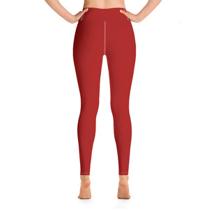 Yoga Leggings - Pomegranate - Green Cross Clothing,  - Apparel, Clothing, T-shirts, Accessories, Wristbands, Green Cross Clothing - GreenCrossClothing.co, Green Cross Clothing - GreenCrossClothing.co