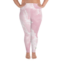 Load image into Gallery viewer, Plus Size Leggings - Pink Clouds - Green Cross Clothing,  - Apparel, Clothing, T-shirts, Accessories, Wristbands, Green Cross Clothing - GreenCrossClothing.co, Green Cross Clothing - GreenCrossClothing.co