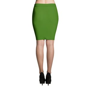 Pencil Skirt - Key Lime II - Green Cross Clothing,  - Apparel, Clothing, T-shirts, Accessories, Wristbands, Green Cross Clothing - GreenCrossClothing.co, Green Cross Clothing - GreenCrossClothing.co