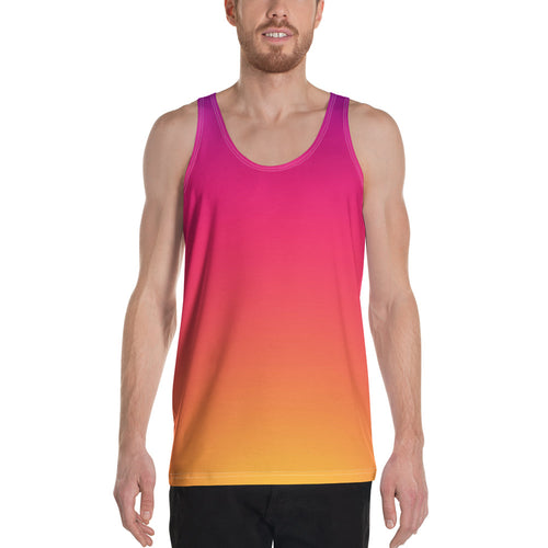 Men's Tank Top - Sunrise - Green Cross Clothing,  - Apparel, Clothing, T-shirts, Accessories, Wristbands, Green Cross Clothing - GreenCrossClothing.co, Green Cross Clothing - GreenCrossClothing.co