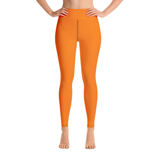 Yoga Leggings - Tangerine II - Green Cross Clothing,  - Apparel, Clothing, T-shirts, Accessories, Wristbands, Green Cross Clothing - GreenCrossClothing.co, Green Cross Clothing - GreenCrossClothing.co