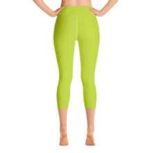 Load image into Gallery viewer, Yoga Capri Leggings - Kiwi - Green Cross Clothing,  - Apparel, Clothing, T-shirts, Accessories, Wristbands, Green Cross Clothing - GreenCrossClothing.co, Green Cross Clothing - GreenCrossClothing.co
