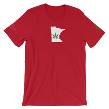 Load image into Gallery viewer, CBD T-Shirt - Minnesota - Green Cross Clothing, State T-shirt - Apparel, Clothing, T-shirts, Accessories, Wristbands, Green Cross Clothing - GreenCrossClothing.co, Green Cross Clothing - GreenCrossClothing.co