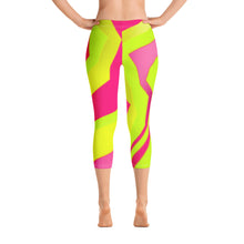 Load image into Gallery viewer, Capri Leggings - Neon - Green Cross Clothing,  - Apparel, Clothing, T-shirts, Accessories, Wristbands, Green Cross Clothing - GreenCrossClothing.co, Green Cross Clothing - GreenCrossClothing.co