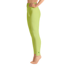Load image into Gallery viewer, Yoga Leggings - Key Lime - Green Cross Clothing,  - Apparel, Clothing, T-shirts, Accessories, Wristbands, Green Cross Clothing - GreenCrossClothing.co, Green Cross Clothing - GreenCrossClothing.co