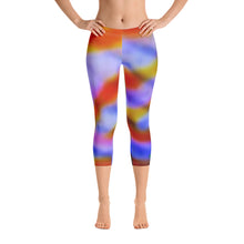 Load image into Gallery viewer, Capri Leggings - Cichlid - Green Cross Clothing,  - Apparel, Clothing, T-shirts, Accessories, Wristbands, Green Cross Clothing - GreenCrossClothing.co, Green Cross Clothing - GreenCrossClothing.co