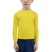 Load image into Gallery viewer, Kids Boys&#39; Sun &amp; Rash Guard - Meyer Lemon II - Green Cross Clothing,  - Apparel, Clothing, T-shirts, Accessories, Wristbands, Green Cross Clothing - GreenCrossClothing.co, Green Cross Clothing - GreenCrossClothing.co