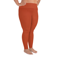 Load image into Gallery viewer, Plus Size Leggings - Blood Orange - Green Cross Clothing,  - Apparel, Clothing, T-shirts, Accessories, Wristbands, Green Cross Clothing - GreenCrossClothing.co, Green Cross Clothing - GreenCrossClothing.co