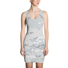 Load image into Gallery viewer, Fitted Dress - Grey Camo - Green Cross Clothing,  - Apparel, Clothing, T-shirts, Accessories, Wristbands, Green Cross Clothing - GreenCrossClothing.co, Green Cross Clothing - GreenCrossClothing.co