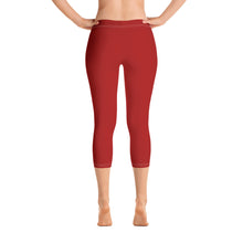 Load image into Gallery viewer, Capri Leggings - Pomegranate - Green Cross Clothing,  - Apparel, Clothing, T-shirts, Accessories, Wristbands, Green Cross Clothing - GreenCrossClothing.co, Green Cross Clothing - GreenCrossClothing.co