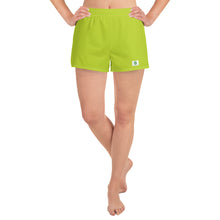 Load image into Gallery viewer, Women&#39;s Athletic Shorts - Kiwi - Green Cross Clothing,  - Apparel, Clothing, T-shirts, Accessories, Wristbands, Green Cross Clothing - GreenCrossClothing.co, Green Cross Clothing - GreenCrossClothing.co