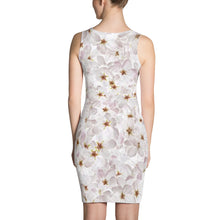 Load image into Gallery viewer, Fitted Dress - Cherry Blossoms - Green Cross Clothing,  - Apparel, Clothing, T-shirts, Accessories, Wristbands, Green Cross Clothing - GreenCrossClothing.co, Green Cross Clothing - GreenCrossClothing.co