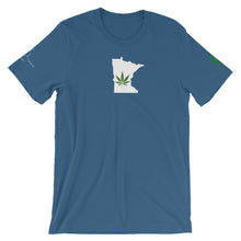 Load image into Gallery viewer, CBD T-Shirt - Minnesota - Green Cross Clothing, State T-shirt - Apparel, Clothing, T-shirts, Accessories, Wristbands, Green Cross Clothing - GreenCrossClothing.co, Green Cross Clothing - GreenCrossClothing.co