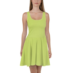 Skater Dress - Key Lime - Green Cross Clothing,  - Apparel, Clothing, T-shirts, Accessories, Wristbands, Green Cross Clothing - GreenCrossClothing.co, Green Cross Clothing - GreenCrossClothing.co