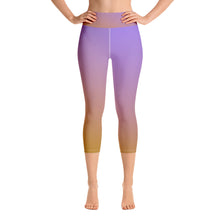 Load image into Gallery viewer, Yoga Capri Leggings - Sunset - Green Cross Clothing,  - Apparel, Clothing, T-shirts, Accessories, Wristbands, Green Cross Clothing - GreenCrossClothing.co, Green Cross Clothing - GreenCrossClothing.co