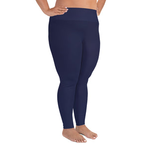 Plus Size Leggings - Blueberry II - Green Cross Clothing,  - Apparel, Clothing, T-shirts, Accessories, Wristbands, Green Cross Clothing - GreenCrossClothing.co, Green Cross Clothing - GreenCrossClothing.co