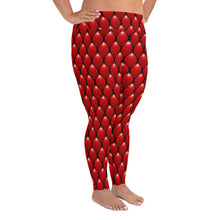 Load image into Gallery viewer, Plus Size Leggings - Red Dragon - Green Cross Clothing,  - Apparel, Clothing, T-shirts, Accessories, Wristbands, Green Cross Clothing - GreenCrossClothing.co, Green Cross Clothing - GreenCrossClothing.co