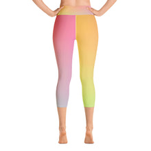 Load image into Gallery viewer, Yoga Capri Leggings - Multi - Green Cross Clothing,  - Apparel, Clothing, T-shirts, Accessories, Wristbands, Green Cross Clothing - GreenCrossClothing.co, Green Cross Clothing - GreenCrossClothing.co